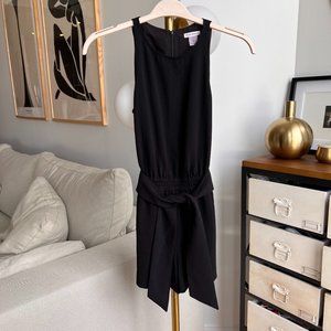 Club Monaco sleeveless tie-waist romper